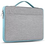ZINZ Laptop Sleeve for 13-13.3 Inch MacBook Air| MacBook Pro Retina Late 2012 - Early 2016 | Most 14 Inch Dell/Ausu/Acer/HP/Toshiba/Lenovo,Spill-Resistant Laptop Bag Case Cover - Gray