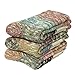 Tdeal 3 Pairs Women's Warm Wool Crew Socks Vintage Cotton Super Thick Soft Winter Sock