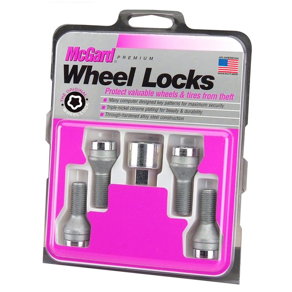 27204SU Wheel Lock Bolts SU M12 x 1,5, cone seat, shaft length 22,1 mm, Overall length 46,1 mm, Hex, silver