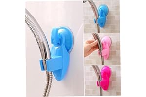 1Pc Useful Super Suction Shower Spray Stand Bracket Holder Faucet Wall Mount Adjustable Sucker for Bathroom Random Color Attr