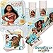 Another Dream Disney Moana Birthday Party Pack (Cups, Tablecover, Plates, Napkins + Bonus) 16 Pack + Bonus Great for Kids