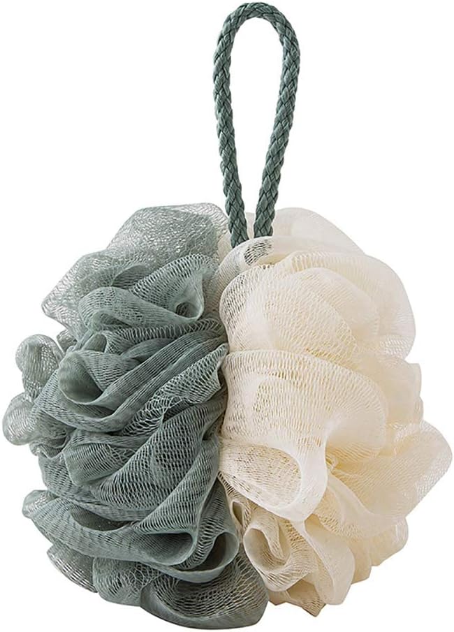 Omenluck 2Pcs Bath Shower Sponge Balls Mesh Exfoliating Loofah Scrubbers