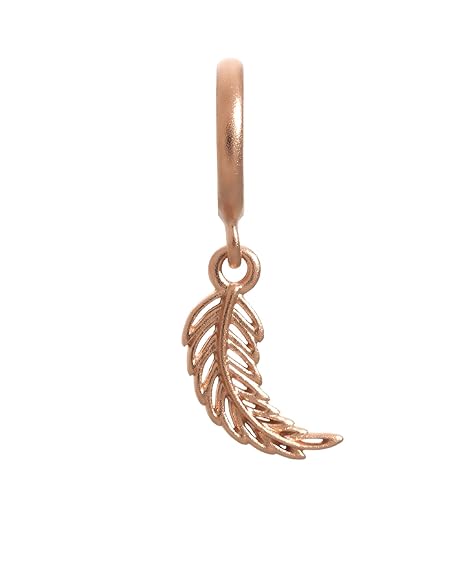 Endless Damen-Feder Schmuck Rose Gold Charm
