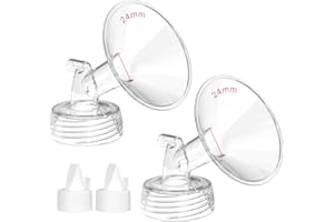 LUXEMUM Spectra Replacement Pump Parts Compatible w/ S1/S2/9 Plus, Not Original Accessories, Spectra Flange Inserts Sets Include 24mmFlange/Duckbill Valve