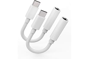ZOYUZAN 2Pack,USB C to 3.5mm Headphone Adapter Type C Jack AUX Dongle Audio Earphone Compatible with Pixel Galaxy S23 S22 S21 Ultra Note,for Apple IPhone15 Pro Max Plus ipad 10、Air4/5、Mini6、Pro 12.9