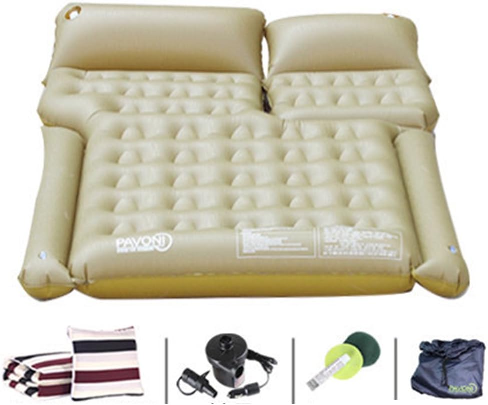 ZAQ Queen Size Double Air Bed Car Mobile Cushion Travel Inflatable Matters Outdoor Camping Camping Auto Back Seat