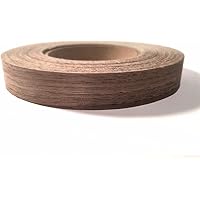 Edge Supply Walnut 3/4” X 50' Roll of Plywood Edge Banding – Pre-glued Real Wood Veneer Edging – Flexible Veneer Edging – Eas
