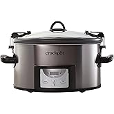 Crock Pot 7 Quart Nonstick Ceramic Coating Cook and Easy Programmable Design