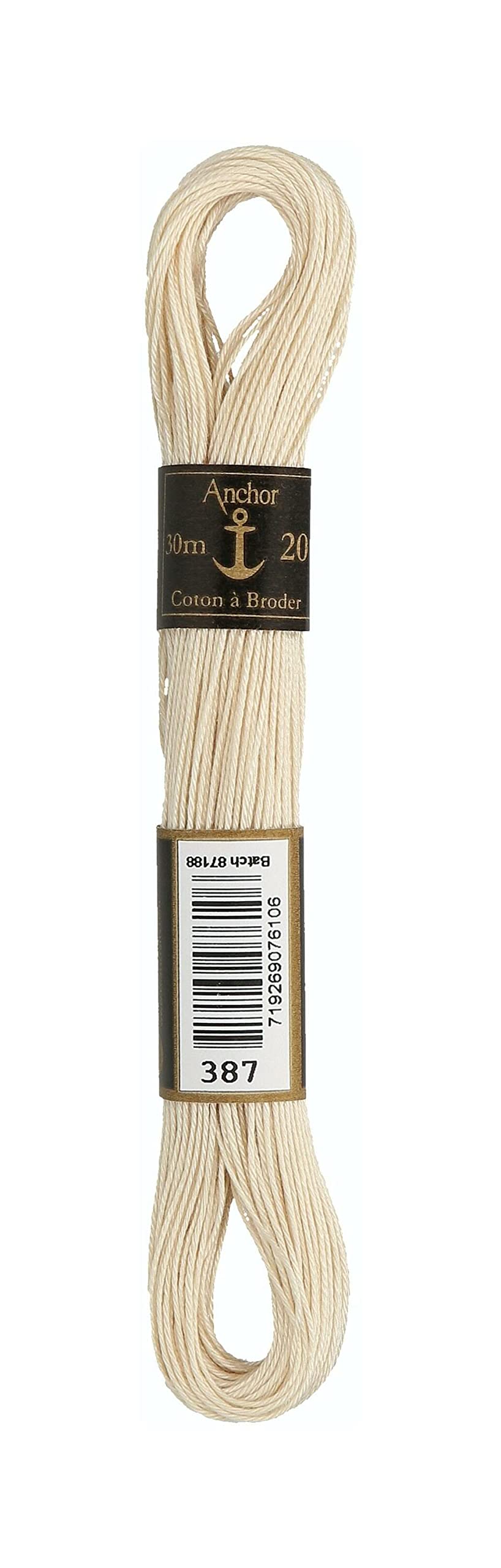 Anchor Quadruple Embroidery Thread, Thickness: 20, Running Length: 30M 387 Embroidery Threads