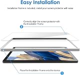 JETech Screen Protector for Samsung Galaxy Tab A8 10.5 2021 2-Pack 9H Glass view 3