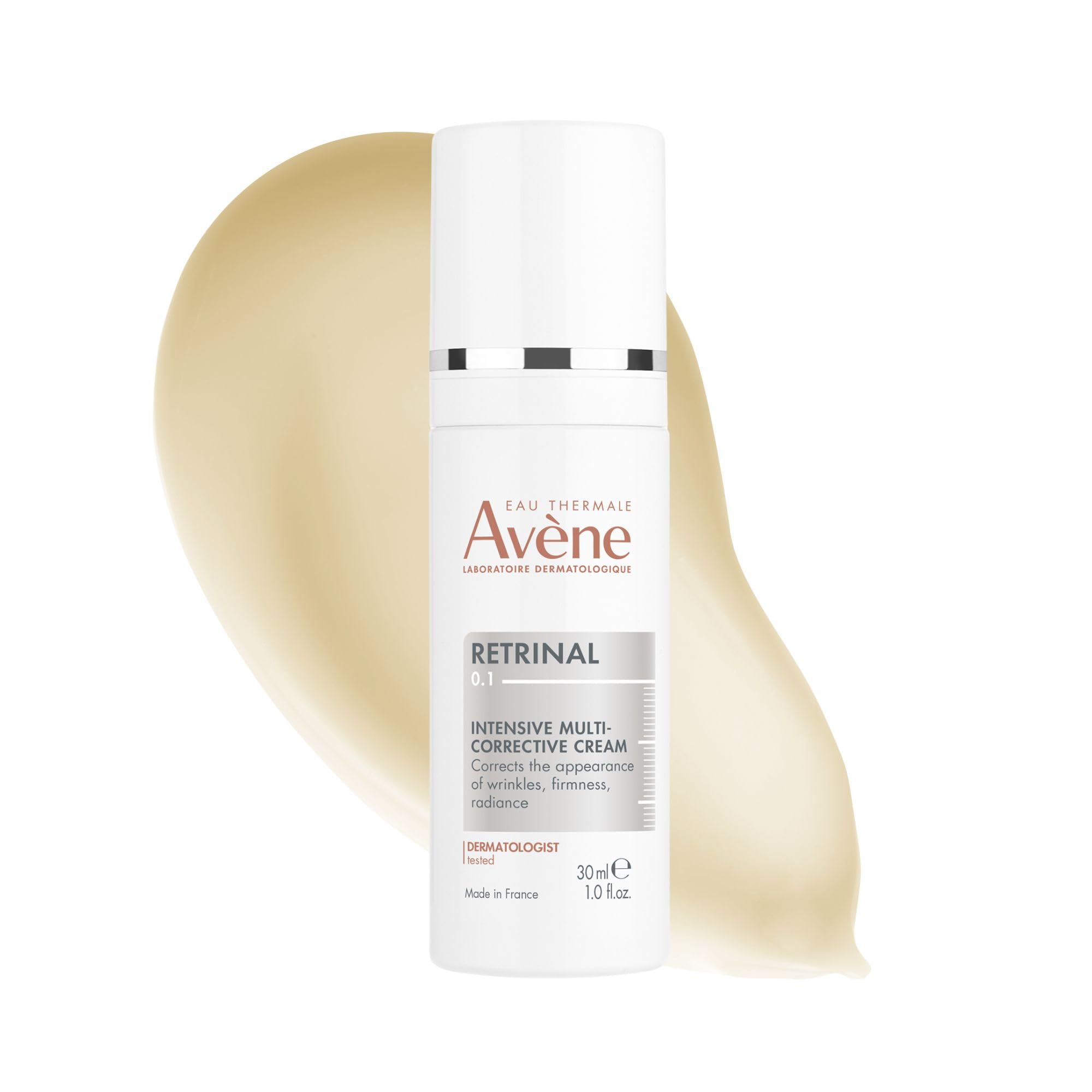 Photo 1 of Avène Retrinal 0.1% Intensive Multi-Corrective Cream, Retinal Face Cream Formulated with Retinaldehyde, Niacinamide & Hyaluronic Acid, Anti-aging Cream Visibly Reduces Wrinkles & Fine Lines, 1 Fl Oz