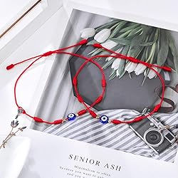 Tarsus 7 Knots Kabbalah Red String Bracelet