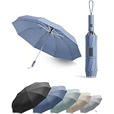 ZXOA Windproof Reverse Folding Travel Umbrella for Rain, Compact