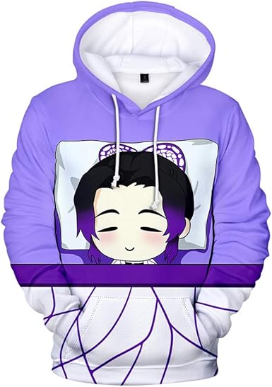 purple anime hoodie