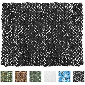 iunio Camo Netting, Camouflage Net, Bulk Roll, Mesh, Cover, Blind for Hunting, Decoration, Sun Shade, Party, Camping…