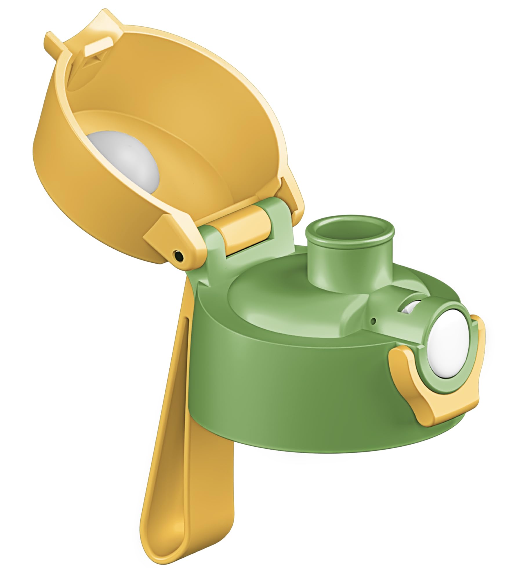 Replacement lid for the Jarlson stainless steel bottle with Chug lid (yellow-green)