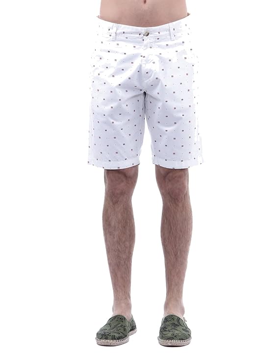 Buy US Polo Men's Cotton Shorts (8907259784465_USST6033_40_White) at Amazon.in