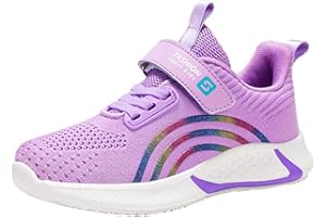 DEEKEY Toddler Boys Girls Tennis Barefoot Shoes Preschool Non Slip Lightweight Breathable First Walking Shoes Running Outdoor Shoes