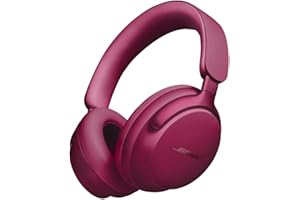 Bose QuietComfort Ultra Bluetooth Headphones, Wireless Headphones with Spatial Audio, Over Ear Noise Cancelling with Mic, Up to 24 Hours of Playtime, Deep Plum - Limited Edition Color