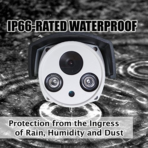 Ventech HD 1080p ((2 Power IR LED)) Awesome Quality Video CCTV cmos 2mp Bullet Camera Home Security Day/Night Infrared Night Vision Indoor