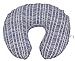 Maternity Breastfeeding Pillow Cover by Danha-Newborn Baby Feeding Cushion Case-Cute Donut Shape Wedge Pillow-Best Infant Support-for New Moms-Navy Herringbone Prints Slipcover-Breathable Soft Fabric