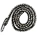 Stylrtop Tactical Waist Belt Survival Woven Belt For Camping, Hunting, Hiking, and Other Outdoor Activities(Can be Unraveled into a 28 Meters Parachute Cord,Pulling Force:550lbs (BLACK CAMOUFLAGE)