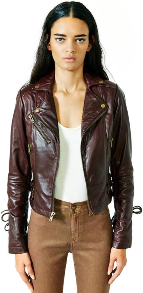 Lip Service Kill City Motorcycle Biker Rocker Genuine Leather Jacket (S)