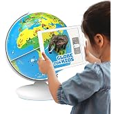 PlayShifu Orboot Earth &ndash; Interactive AR World Globe for Kids: 1000+ Facts on Animals, Places &amp; Monuments | Tech-Powered STEM Learning Toy &amp; Gift, Ages 4&ndash;10