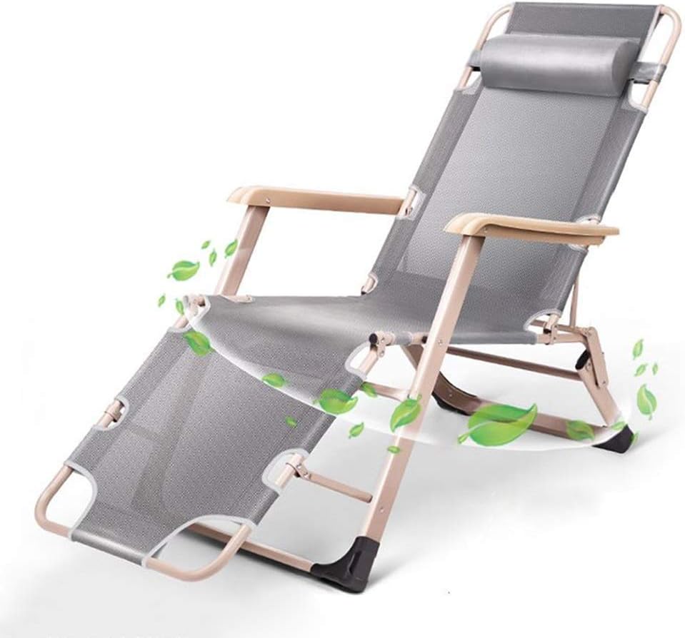Kuaile Bird Garden Home/Patio Chairs Recliner Terrace Zero-gravity Pregnant Beach Lawn Camping Portable Foldable Home Lounge Chair With Cushions Cup Holder Support 220kg Lightweight Camping Chair