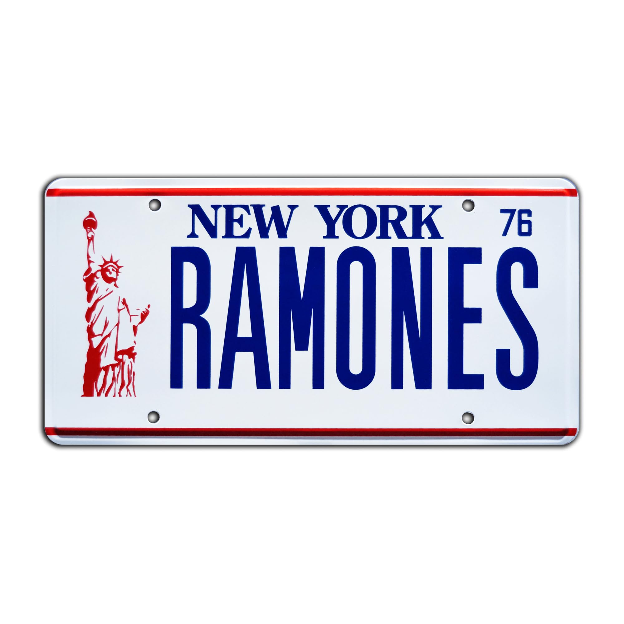 Celebrity Machines The Ramones | New York Metal Stamped License Plate