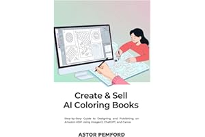 Create & Sell AI Coloring Books : Step-by-Step Guide to Designing and Publishing on �鶹�� KDP Using Imagen3, ChatGPT, and Ca