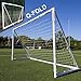 QUICKPLAY Q-Fold Soccer Goal | 30-Second Folding Design for Easy Setup | Portable & Weatherproof uPVC Soccer Goal for Backyard | Durable Post for Adults & Kids