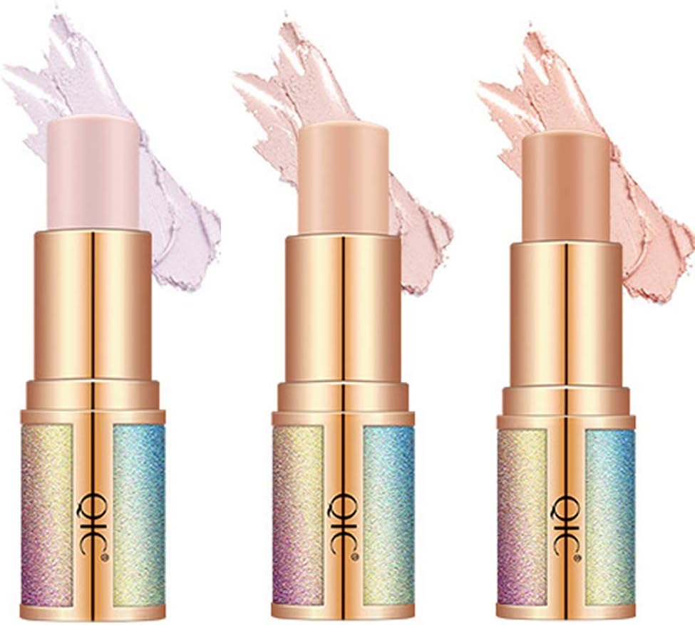 Niceface 3 Colors Makeup Face Contour Concealer Highlighter Stick Set (concealer)
