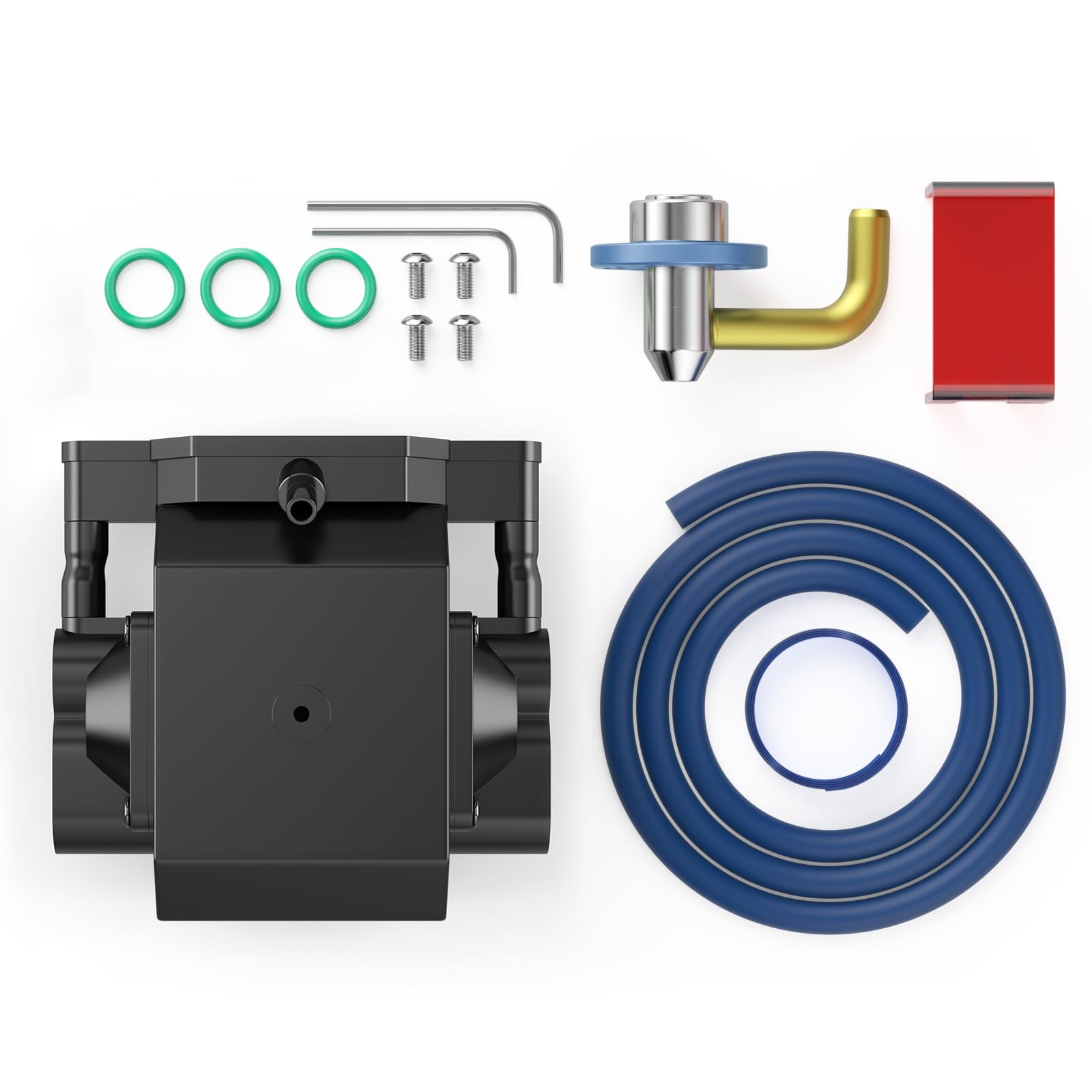 SCULPFUN S9 Air Assist Kit, High Speed Full Metal Air Assist Nozzle with 2M Air Pipe and 30L/min 110V Air Pump for Upgrading S9 Laser Engraver Cutter, Laser Engraving Machine Accessory
