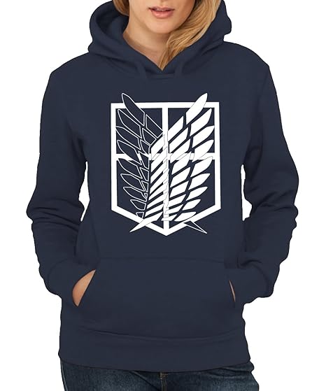 clothinx Damen Kapuzenpullover AoT Scouting Legion