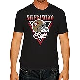 Team Fan Apparel NFL Adult Retro Triangle Unisex T-Shirt, Tag-Less Comfortable Football Apparel, Officially Licensed