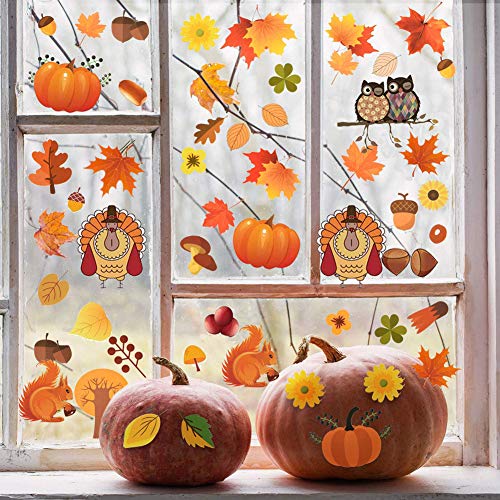 Top 10 Thanksgiving Decorations Window Clings of 2020 | No Place Called ...