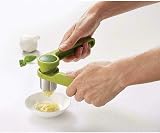 Joseph Joseph Helix Garlic Press Green Easy Crush Action Dishwasher Safe view 4