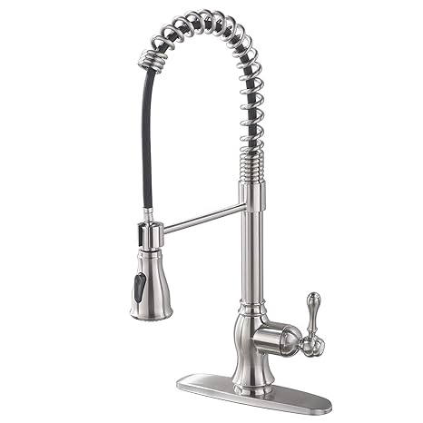 Best Commercial Stainless Steel Single Handle Pull Down Sprayer