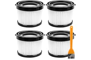 DCV501HB Vacuum Filters for DEWALT DCV501HB 20V Cordless Handheld Vacuum - Compared to Part # DCV5011H - Washable and Reusabl