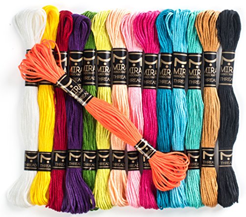 6 Mira+Handcrafts+Embroidery+Thread+Skeins
