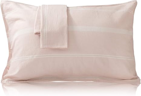 amazon bedsure 枕カバー 43 63 まくらかばー リネン 麻 綿 タオル地 花柄 まくらかばー ピローケース ピンク まくらカバー おしゃれ 通気性がいい 洗える インテリア ベッド飾り 抗菌 高級仕様 高級品質 丈夫 吸湿性 枕カバー ピローケース オンライン通販