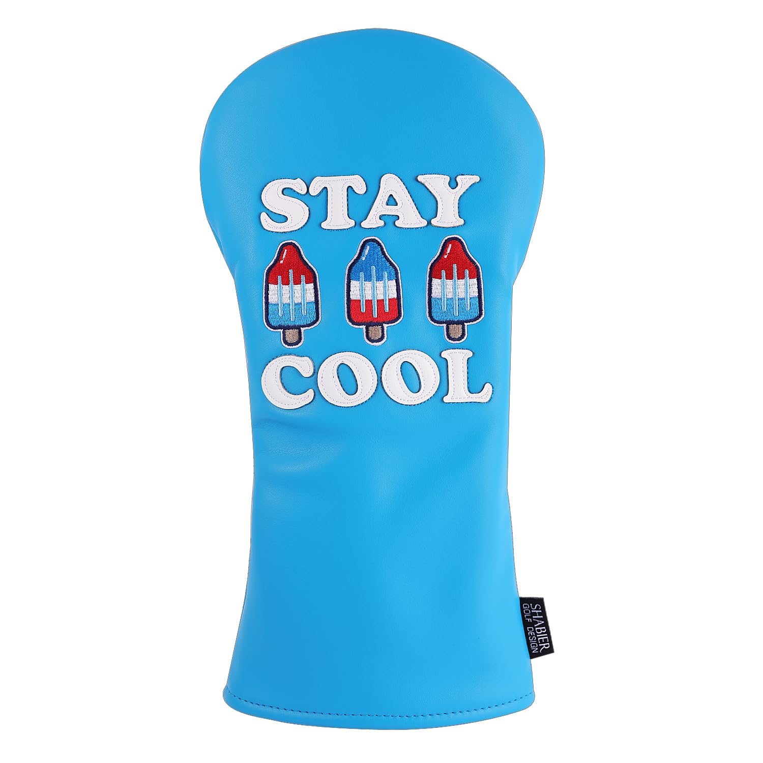 SHABIER Blue Stay Cool Golf Head Cover with Ice Pop Design for Golf Head Clubs (for Hybrid)