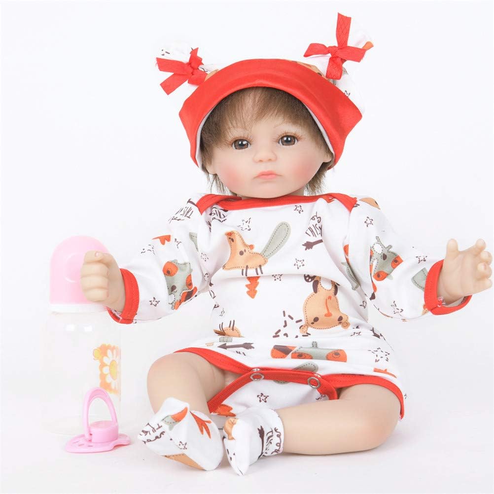 Prezzo PPHH Morbido Vinile Silicone 18 Pollici 45cm Doll Real Guardare la Lifelike Reborn Baby Realistico Newborn Bambole Giocattolo Ragazza Magnete Ciuccio Regalo di Natale Offerte