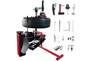 AUTOKATO KT-1030P Mini Tire Changer Machine 10-21 Inch Air Bead Breaker-Compact & Powerful for Road Rescue and Mobile Car Repair