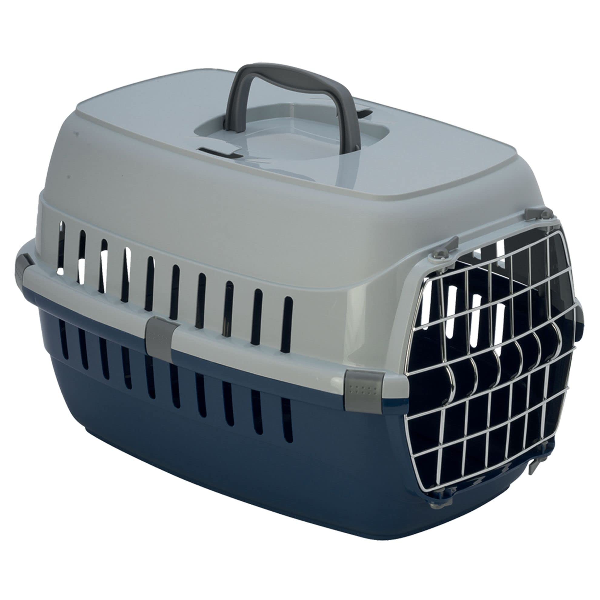 SHARPLES Moderna Pet Carrier Wire Door, Medium, Blue Berry