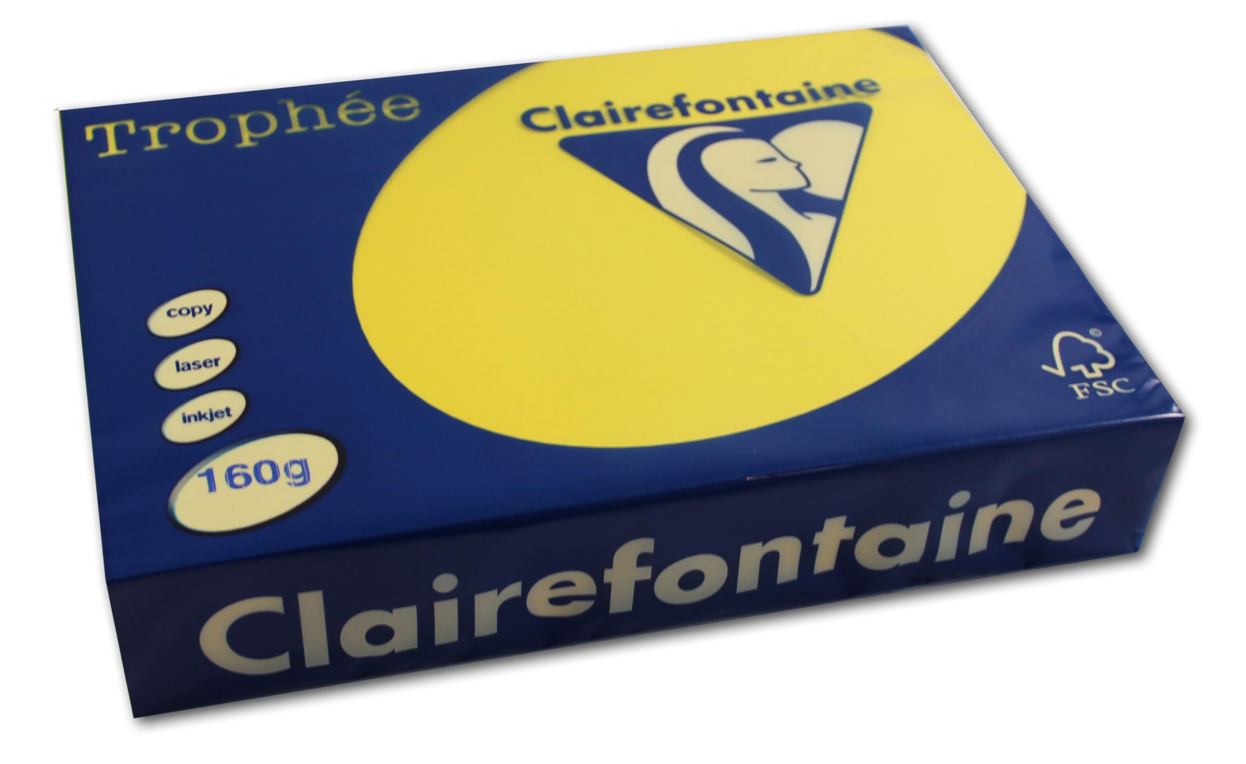 Clairefontaine Trophee 1029C Paper A4 160 g/m² 250 Sheets Canary Yellow