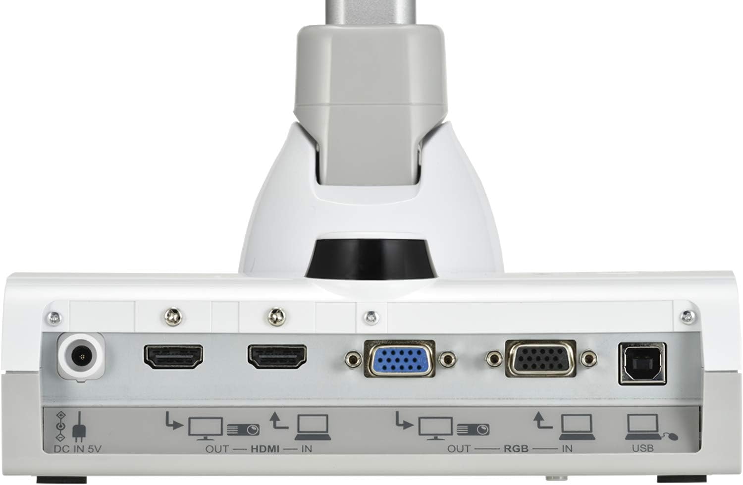 Elmo 1379 Model TT-12W STEM-CAM Visual Presenter, Document Camera with 192x Zoom (12x Optical + 16x Digital), 1/2.3" CMOS Sensor, 3.4 Megapixel, 30 Fps, HDMI in & Out, RGB, USB, Ethernet, Wi-Fi : Electronics