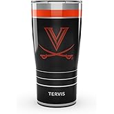 Tervis Traveler Virginia Cavaliers - Night Game Triple Insulated Tumbler Travel Cup Keeps Drinks Cold & Hot, 20oz, Stainless Steel