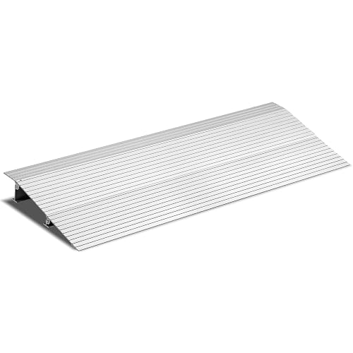 Threshold Ramp Aluminum Door Entry Ramp 800Lbs Load Capacity Adjustable ...